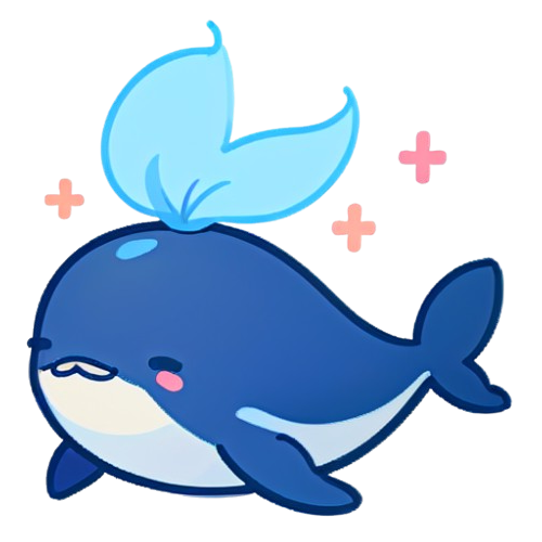 くじら（右）